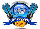 Hawaii Snorkeling - Metal Icon