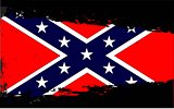 Confederate Flag Splash