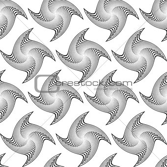 Design seamless vortex movement pattern