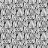 Design seamless warped grid wave pattern