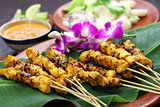 chicken satay, indonesian cuisine