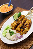chicken satay, indonesian cuisine