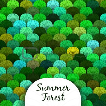 Summer Forest Scaly Texture