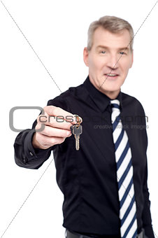 Take your house key.