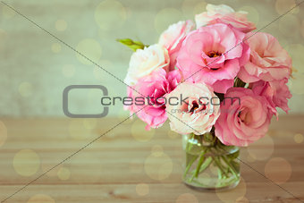 Rose flowers bouquet - vintage  style