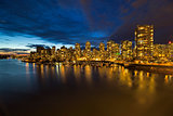 Vancouver BC Skyline by Marina at Twilight