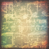 abstract grunge music background