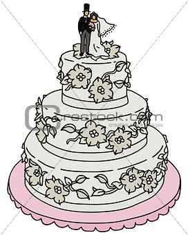 Big wedding cake