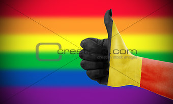 Positive attitude of Belgium for LGBT community