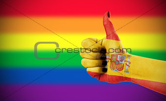 Positive attitude of Spain for LGBT community