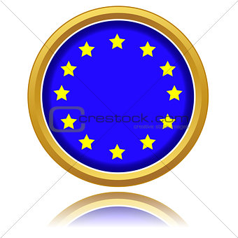 Euro flag button
