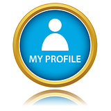 Blue profile icon