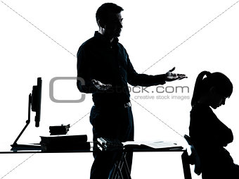 man father teacher student girl teenager homework silhouette
