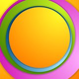Bright colorful circles background