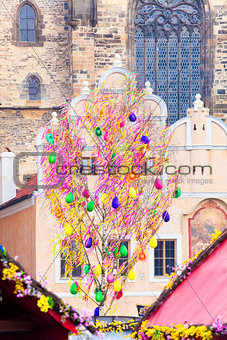 Prague - Easter Tree at the Old Town Square