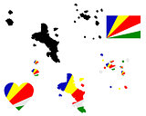 map of Seychelles