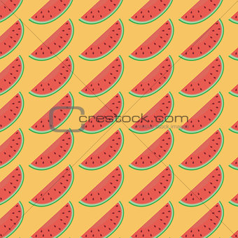 Red watermelon pattern