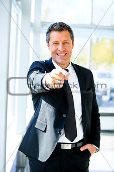 Portrait of a handsome business man