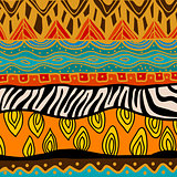 Background with ethnic ornament