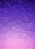 Violet polygonal design / abstract form book cover or web banner