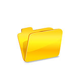 Folder vector icon.