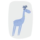 Deer vector illustration cartoon
