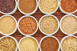 healthy, gluten free grains abstract