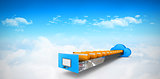 Composite image of cloud computing drawer