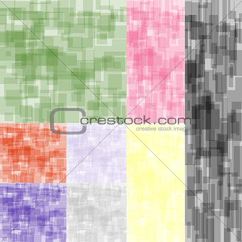 Eight abstract color backgrounds set