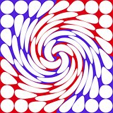 Abstraction decorative spiral