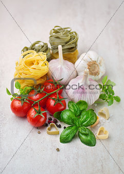 Cherry tomatoes and spices