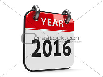 Icon calendar 2016 year