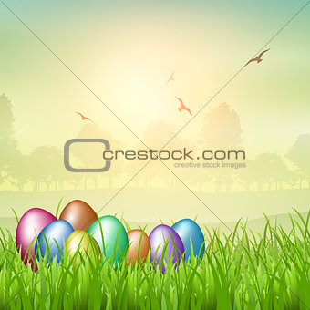 Easter egg backgroubnd