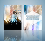 Double sided party flyer design