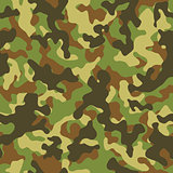 Woodland Camouflage Seamless Pattern