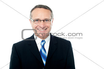 Handsome casual businessman smiling