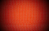 Red brick wall background.
