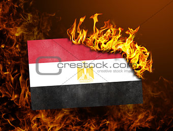 Flag burning - Egypt