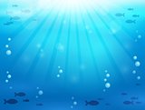 Ocean underwater theme background 2