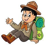 Scout boy theme image 1