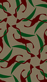 Brown and Green Seamless Objects