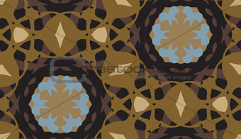 Seamless Brown Geometric Background