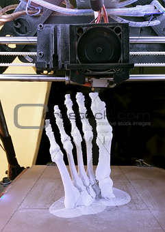 Foot Bones Printing