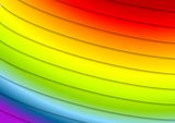 Abstract rainbow stripes vector background