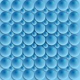 Blue circle bubbles vector design