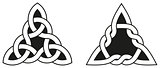Two Celtic Triangle Knots