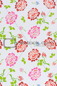 pattern background with flowers