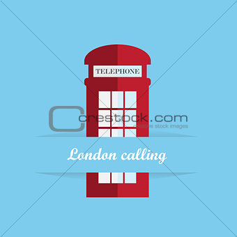 Red britain telephone box