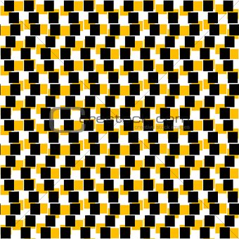 Seamless patterned matrix of squares