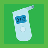 Breathalyzer medical device for measuring the alcohol level